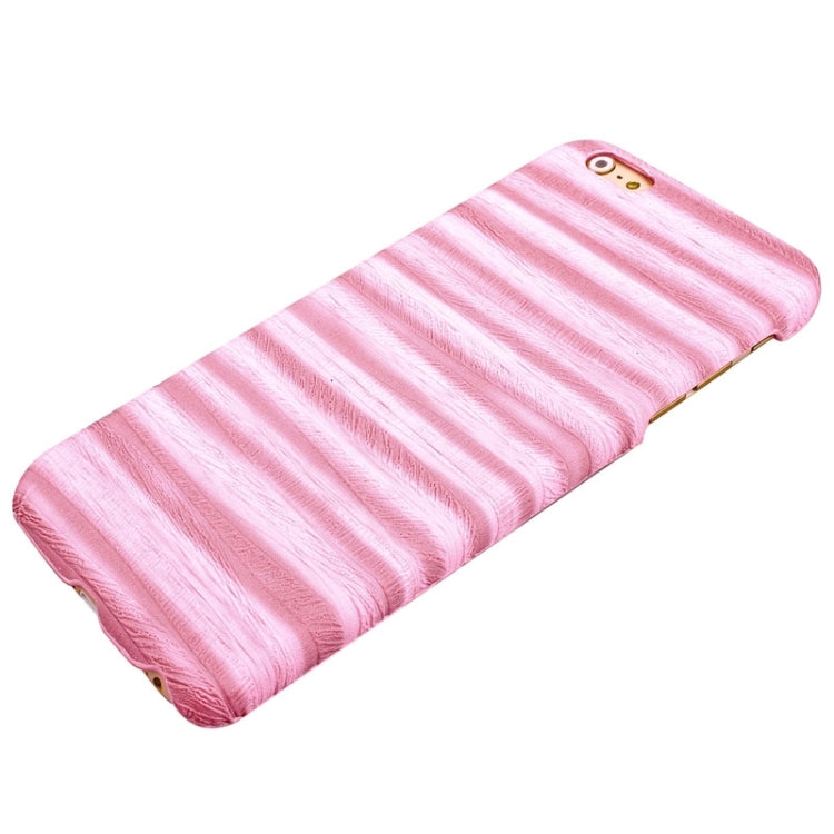 Sandpainting Wood Grain Texture PU Case for iPhone 6 Plus & 6S Plus