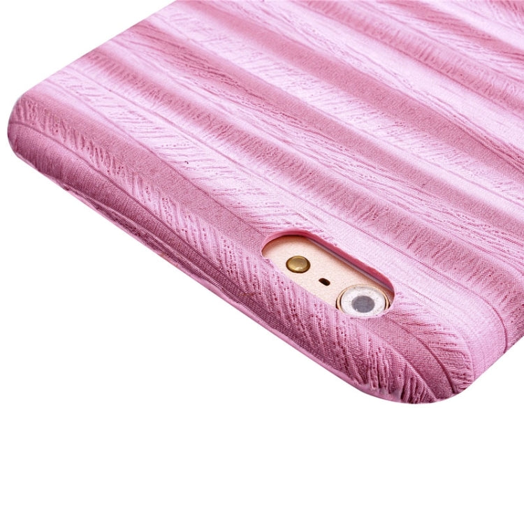 Sandpainting Wood Grain Texture PU Case for iPhone 6 Plus & 6S Plus