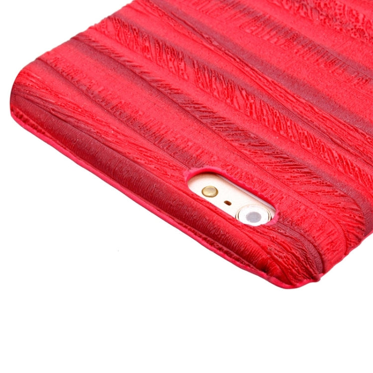 Sandpainting Wood Grain Texture PU Case for iPhone 6 Plus & 6S Plus