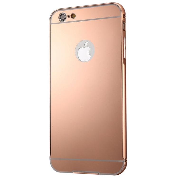 Push-pull Style Metal Plating Bumper Frame + Acrylic Back Cover Combination Case for iPhone 6 Plus & 6s Plus