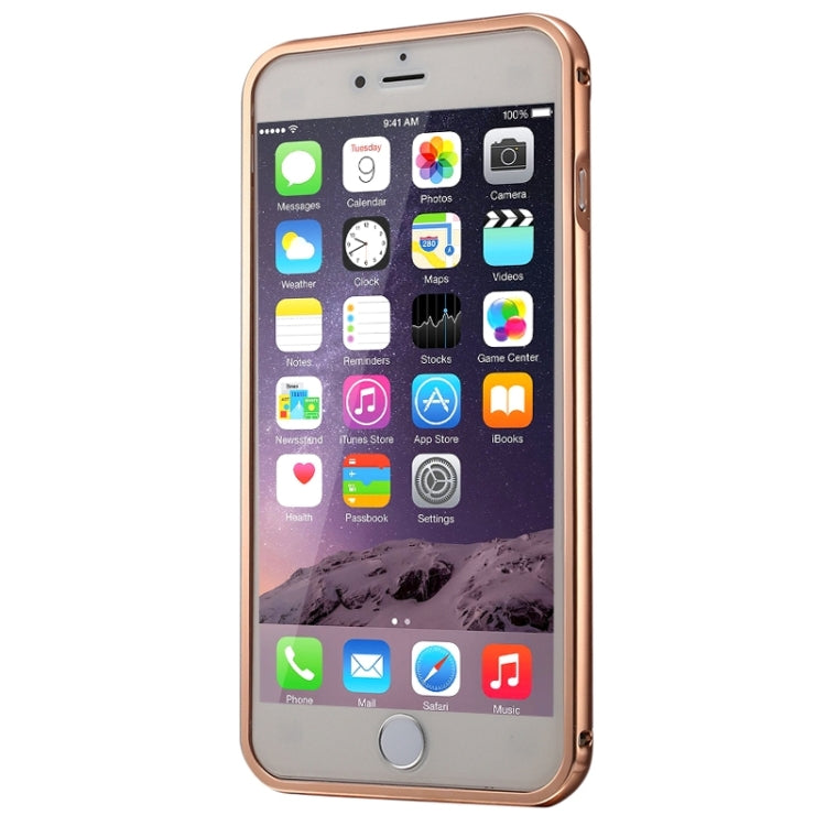 Push-pull Style Metal Plating Bumper Frame + Acrylic Back Cover Combination Case for iPhone 6 Plus & 6s Plus