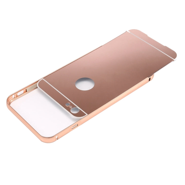 Push-pull Style Metal Plating Bumper Frame + Acrylic Back Cover Combination Case for iPhone 6 Plus & 6s Plus