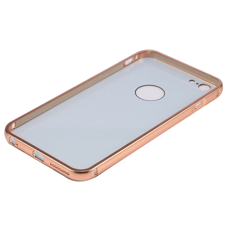 Push-pull Style Metal Plating Bumper Frame + Acrylic Back Cover Combination Case for iPhone 6 Plus & 6s Plus