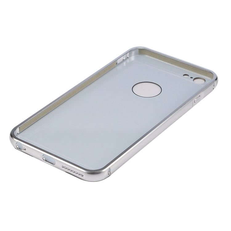 Push-pull Style Metal Plating Bumper Frame + Acrylic Back Cover Combination Case for iPhone 6 Plus & 6s Plus