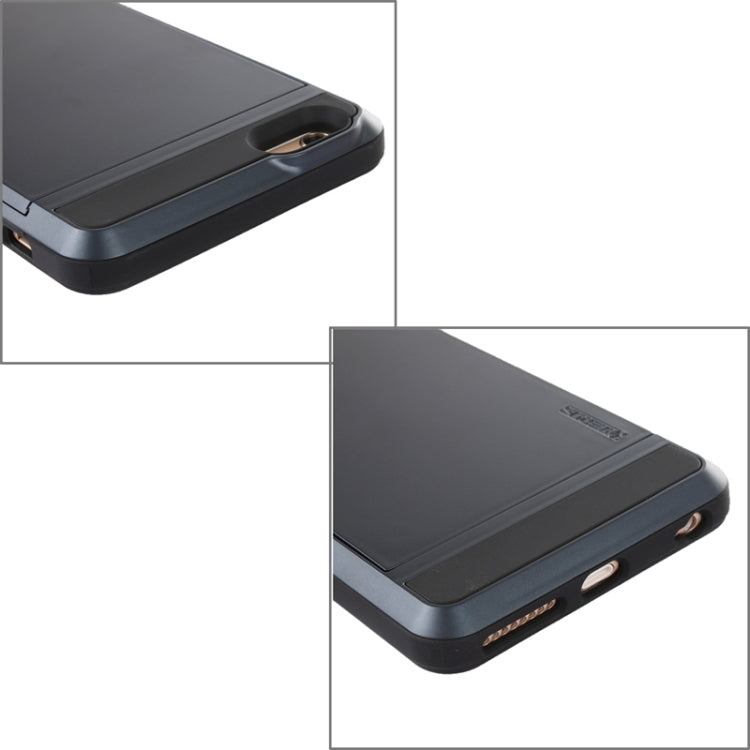Blade PC + TPU Combination Case with Card Slot for iPhone 6 Plus & 6S Plus