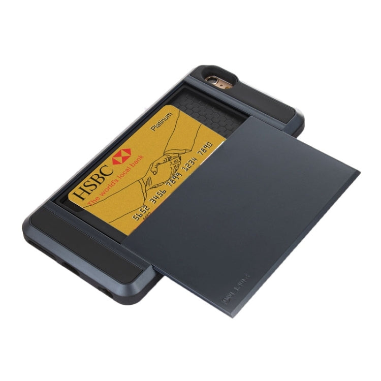 Blade PC + TPU Combination Case with Card Slot for iPhone 6 Plus & 6S Plus