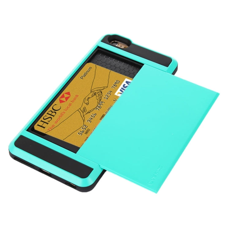 Blade PC + TPU Combination Case with Card Slot for iPhone 6 Plus & 6S Plus
