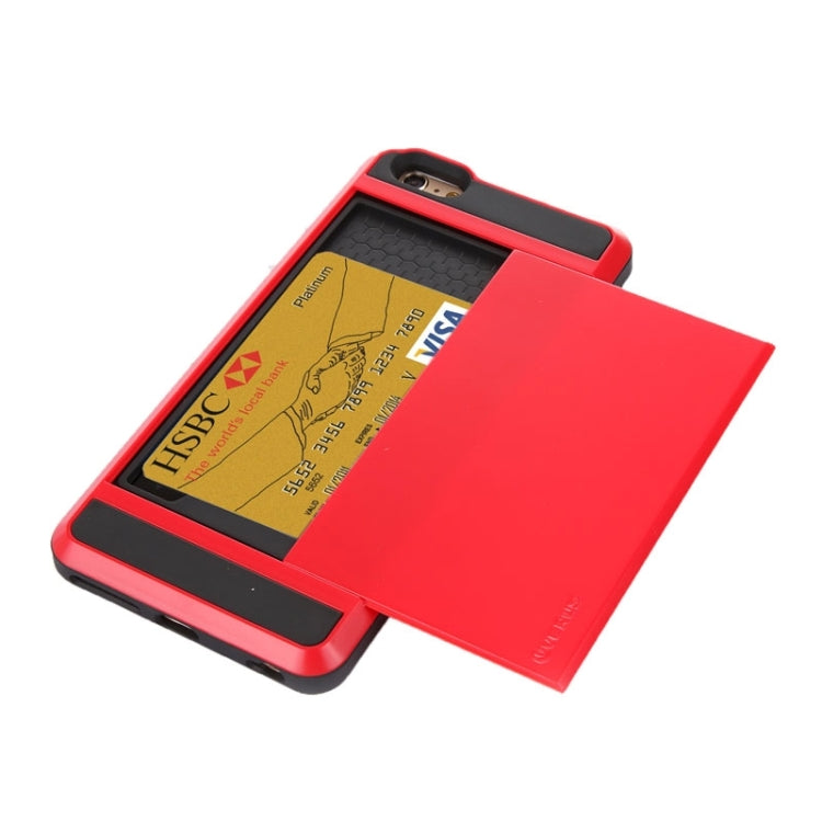 Blade PC + TPU Combination Case with Card Slot for iPhone 6 Plus & 6S Plus