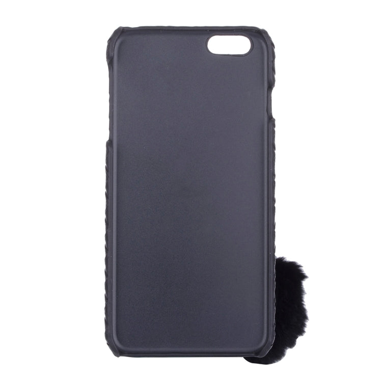 Woven Texture Hard Case with Removable Lovely Chuzzle Key Rings for iPhone 6 Plus & 6s Plus