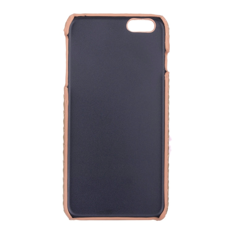 Woven Texture Hard Case with Removable Lovely Chuzzle Key Rings for iPhone 6 Plus & 6s Plus