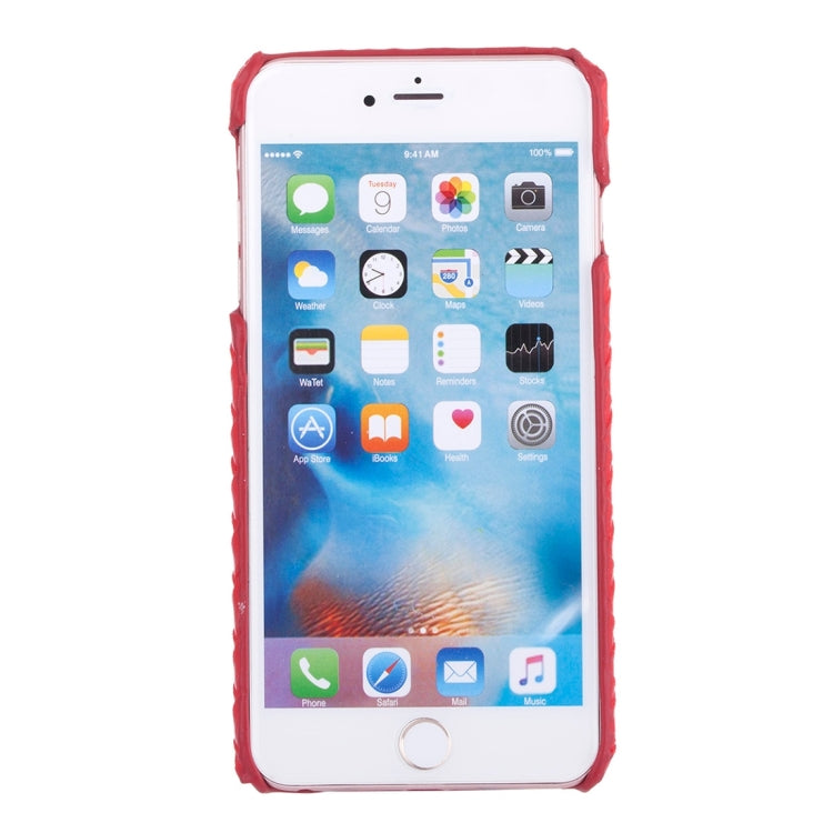 Woven Texture Hard Case with Removable Lovely Chuzzle Key Rings for iPhone 6 Plus & 6s Plus