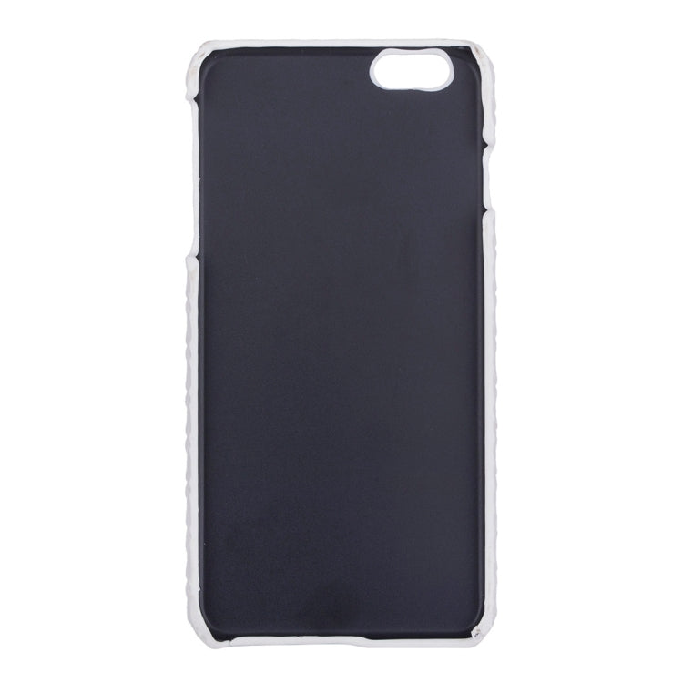 Woven Texture Hard Case with Removable Lovely Chuzzle Key Rings for iPhone 6 Plus & 6s Plus