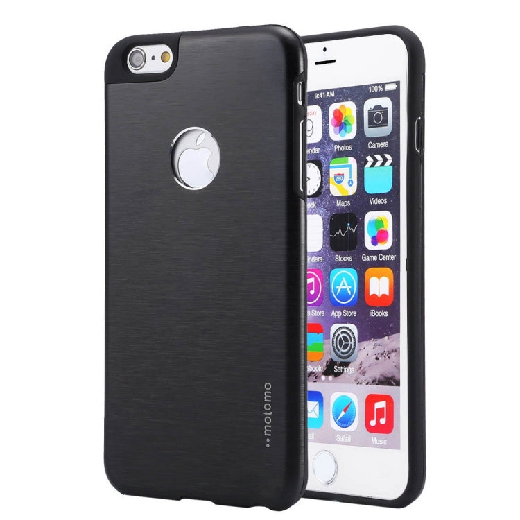 MOTOMO Brushed Texture Metal + TPU Protective Case for iPhone 6 Plus & 6s Plus