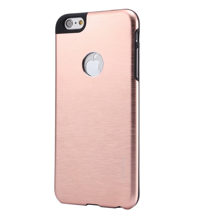 MOTOMO Brushed Texture Metal + TPU Protective Case for iPhone 6 Plus & 6s Plus
