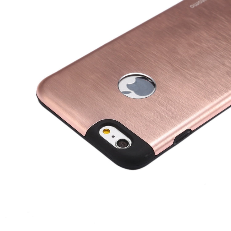 MOTOMO Brushed Texture Metal + TPU Protective Case for iPhone 6 Plus & 6s Plus