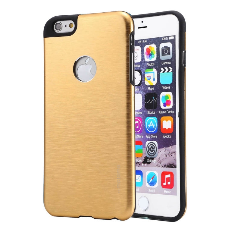 MOTOMO Brushed Texture Metal + TPU Protective Case for iPhone 6 Plus & 6s Plus