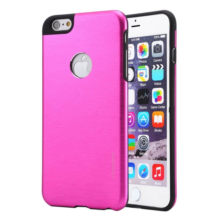 MOTOMO Brushed Texture Metal + TPU Protective Case for iPhone 6 Plus & 6s Plus