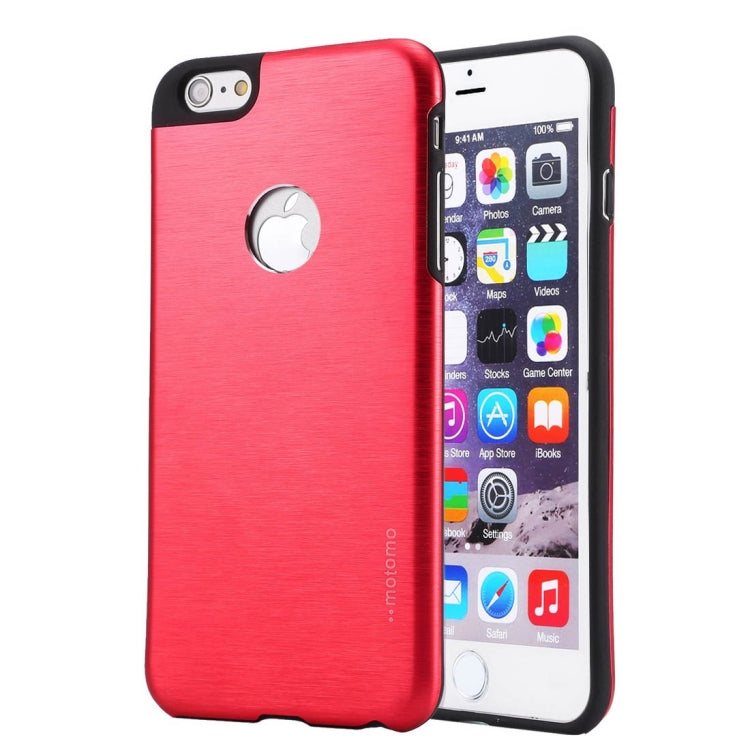 MOTOMO Brushed Texture Metal + TPU Protective Case for iPhone 6 Plus & 6s Plus