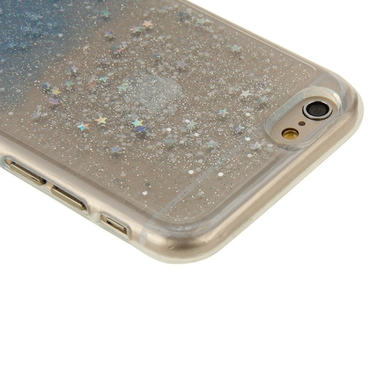 Two-Tone Star Sequins Flash Powder Series TPU Protective Case for iPhone 6 Plus & 6S Plus