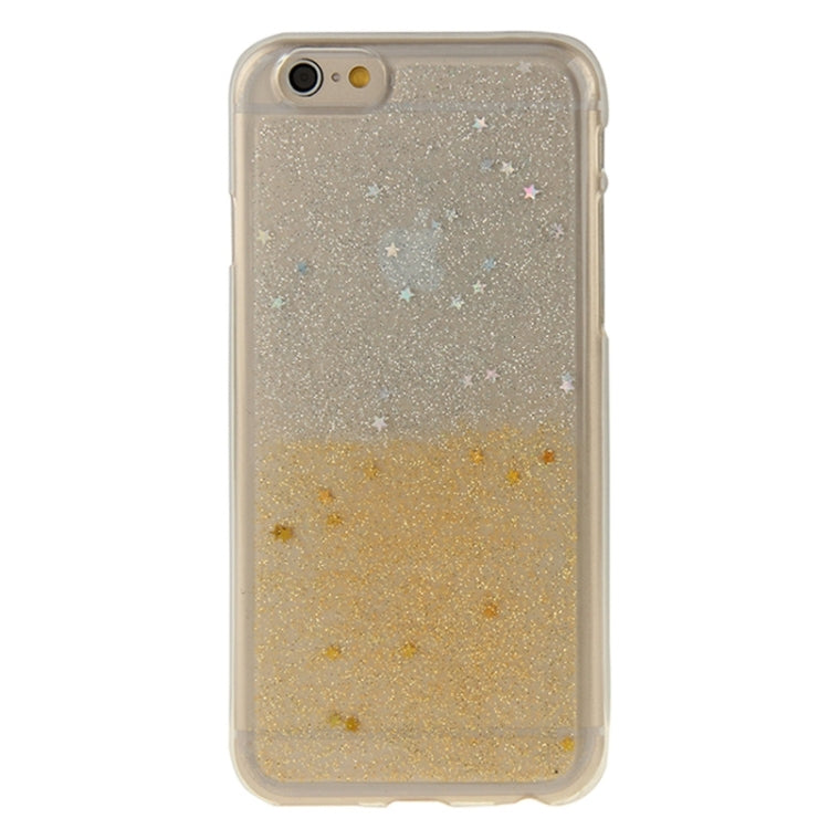 Two-Tone Star Sequins Flash Powder Series TPU Protective Case for iPhone 6 Plus & 6S Plus