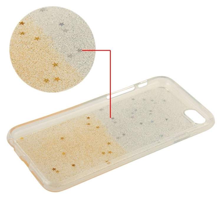 Two-Tone Star Sequins Flash Powder Series TPU Protective Case for iPhone 6 Plus & 6S Plus