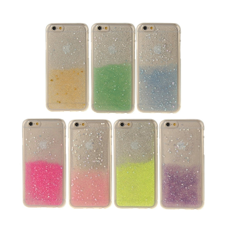Two-Tone Star Sequins Flash Powder Series TPU Protective Case for iPhone 6 Plus & 6S Plus