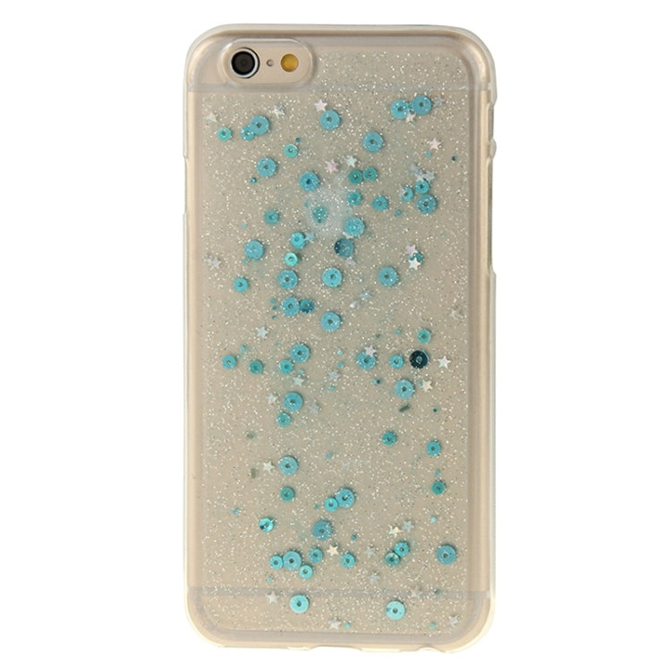 Transparent Star Sequins Flash Powder Series TPU Protective Case for iPhone 6 Plus & 6S Plus