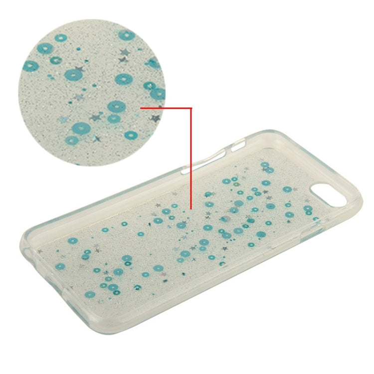 Transparent Star Sequins Flash Powder Series TPU Protective Case for iPhone 6 Plus & 6S Plus