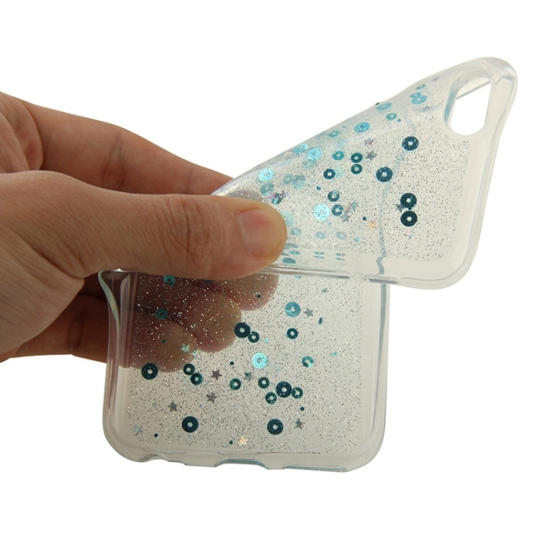 Transparent Star Sequins Flash Powder Series TPU Protective Case for iPhone 6 Plus & 6S Plus
