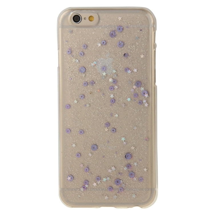 Transparent Star Sequins Flash Powder Series TPU Protective Case for iPhone 6 Plus & 6S Plus