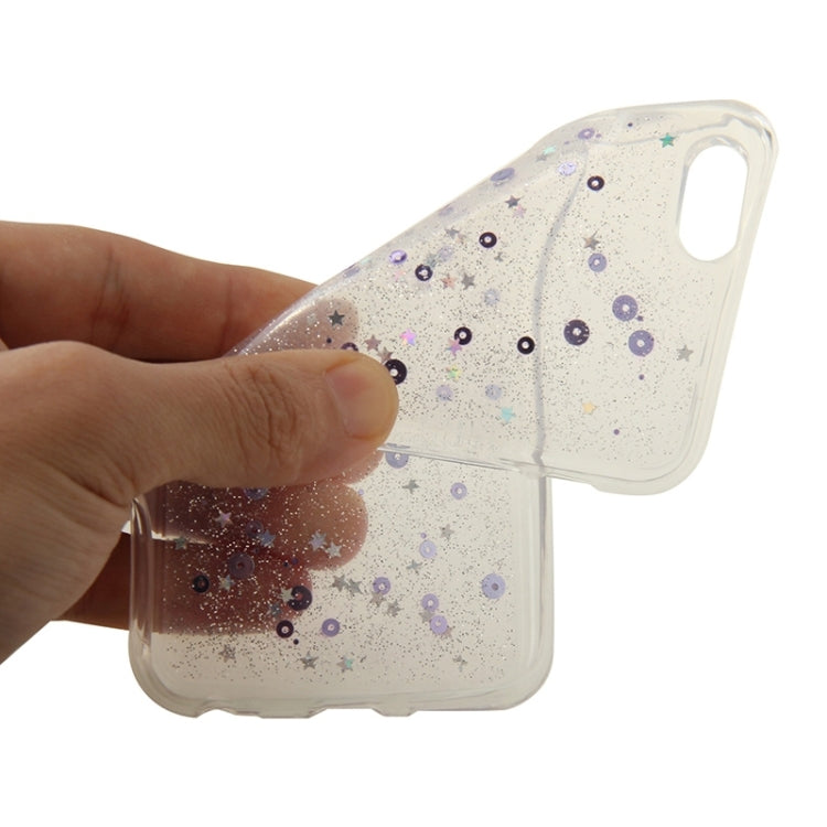 Transparent Star Sequins Flash Powder Series TPU Protective Case for iPhone 6 Plus & 6S Plus