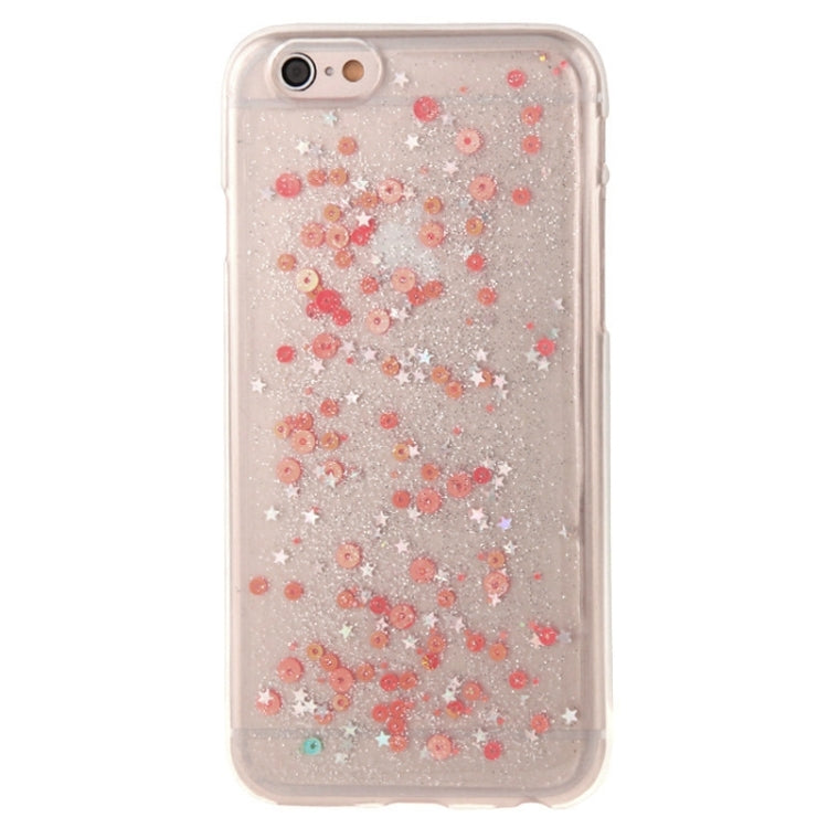 Transparent Star Sequins Flash Powder Series TPU Protective Case for iPhone 6 Plus & 6S Plus