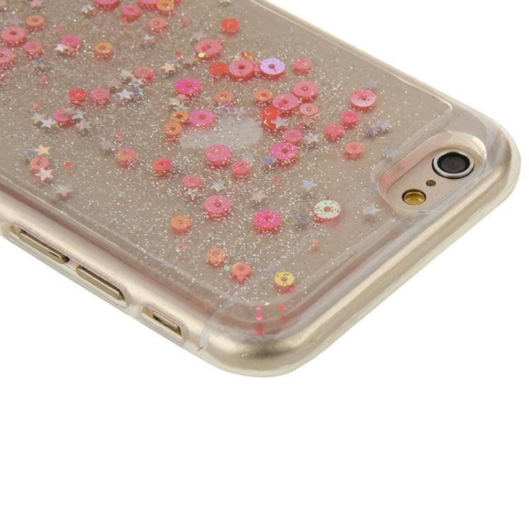 Transparent Star Sequins Flash Powder Series TPU Protective Case for iPhone 6 Plus & 6S Plus