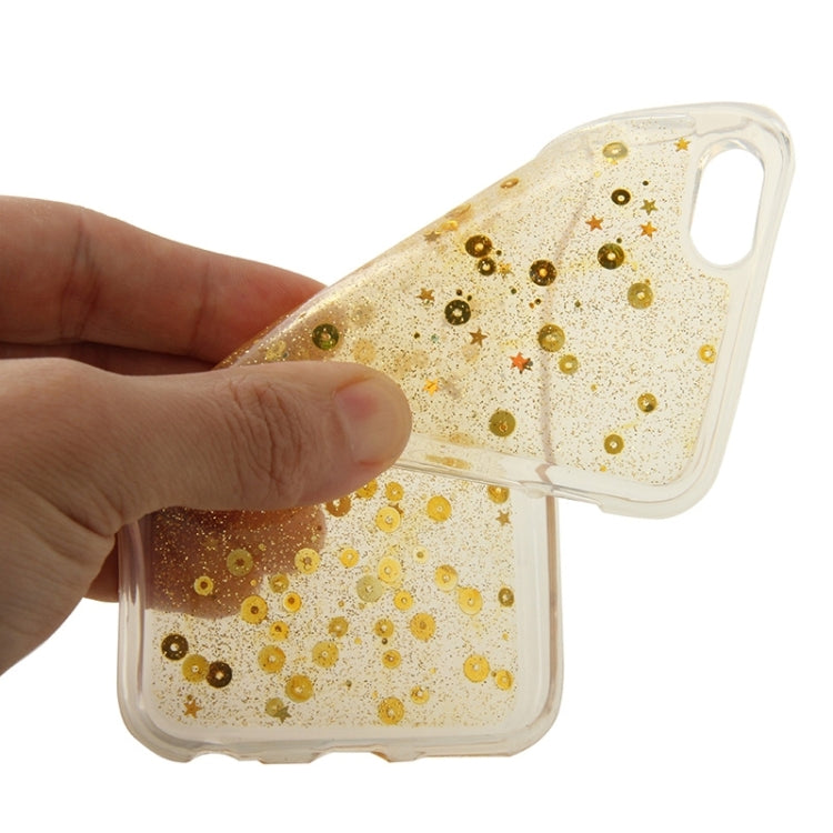 Transparent Star Sequins Flash Powder Series TPU Protective Case for iPhone 6 Plus & 6S Plus