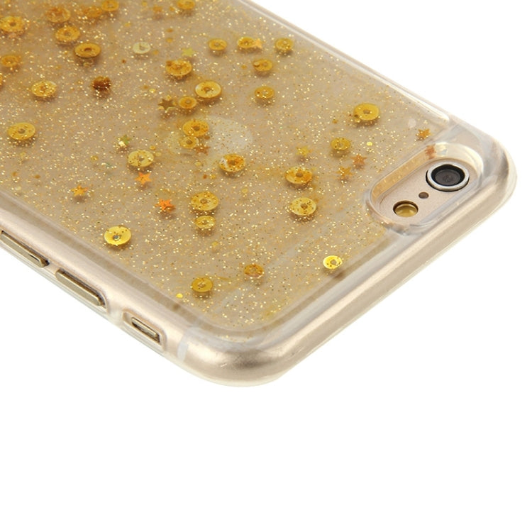 Transparent Star Sequins Flash Powder Series TPU Protective Case for iPhone 6 Plus & 6S Plus