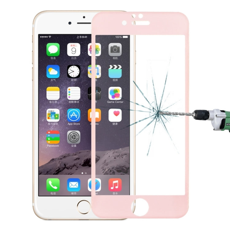 0.3mm 3D Curved Glitter Powder Carbon Fiber Full Screen Glass Screen Film for iPhone 6 Plus & 6s Plus