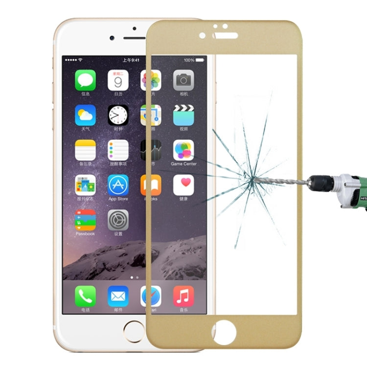 0.3mm 3D Curved Glitter Powder Carbon Fiber Full Screen Glass Screen Film for iPhone 6 Plus & 6s Plus