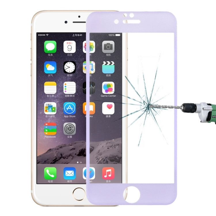 0.3mm 3D Curved Glitter Powder Carbon Fiber Full Screen Glass Screen Film for iPhone 6 Plus & 6s Plus