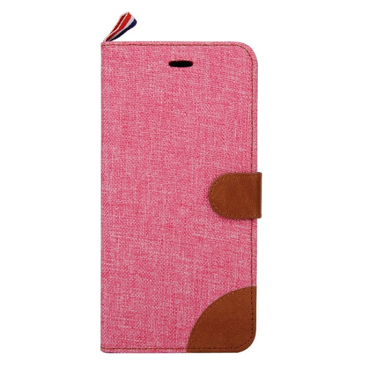 For iPhone 6 Plus & 6s Plus Denim Texture Horizontal Flip Leather Case with Card Slots & Holder & Lanyard