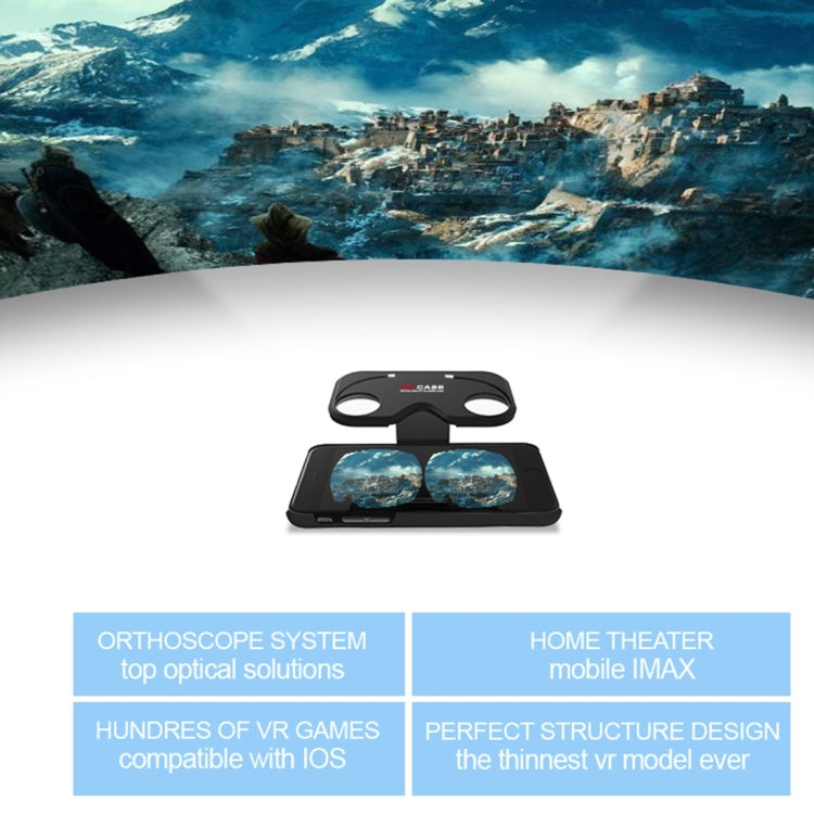 VRCASE Portable VR Glass 3D VR Case Virtual Reality Figment Storm Mirror for iPhone 6 Plus & 6s Plus