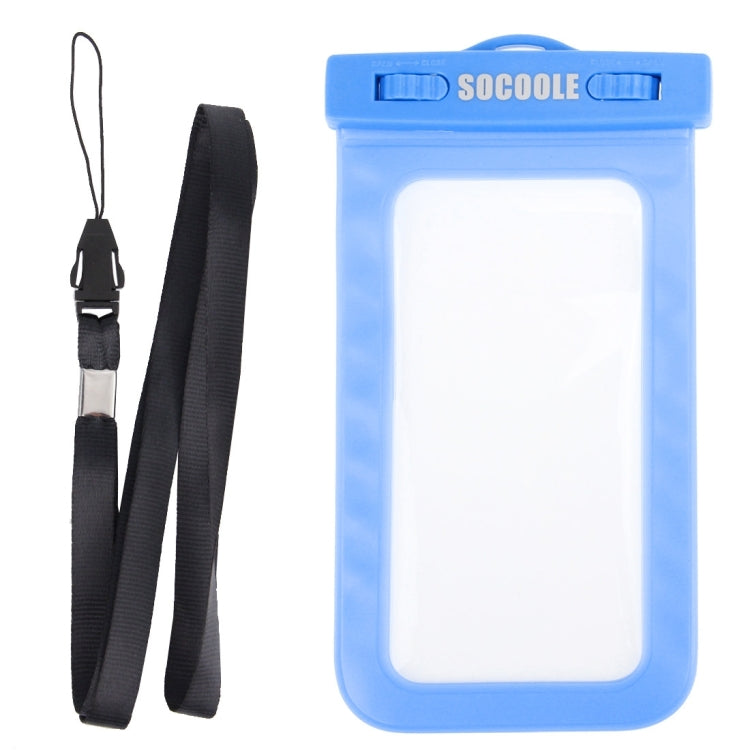 SOCOOLE WPC-003 Universal Waterproof Bag for iPhone 6 & 6s, Samsung S6 / Note 4 / Note 3 / Note 2 etc. All Below 6.0 inch Smart Phones, IPX8 Certified