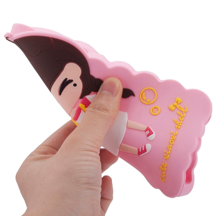 3D Style Cartoon Cute Xiaoxi Pattern Silicone Case for iPhone 6 Plus(Pink)