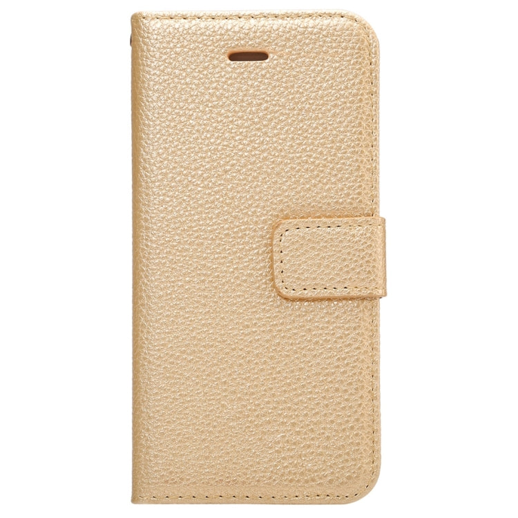 For iPhone 6 Plus & 6s Plus Litchi Texture Horizontal Flip Leather Case with Card Slots & Holder & Wallet & Photo Frame & Lanyard