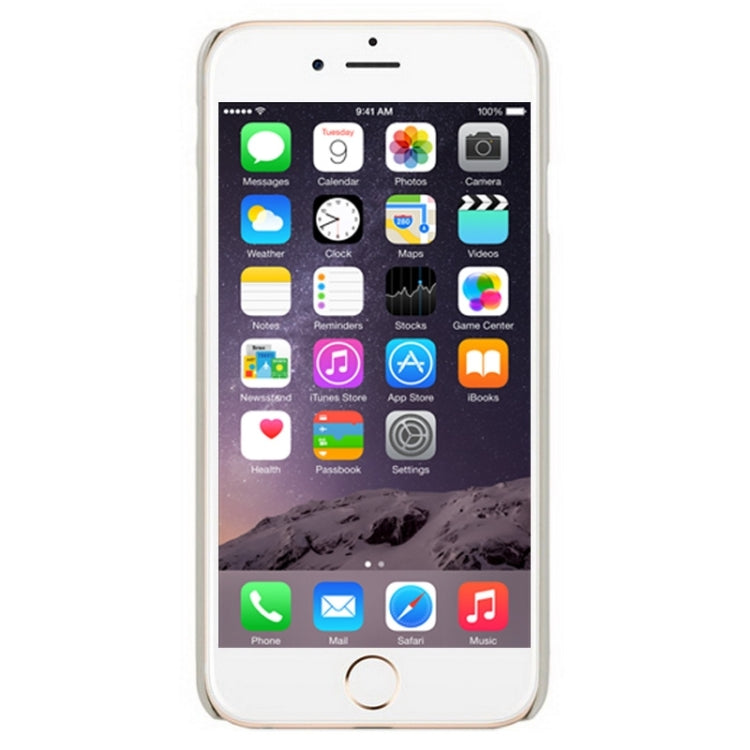 Creative Plastic Hard Shell + Leather Back Case with Card Slots for iPhone 6 Plus & 6S Plus