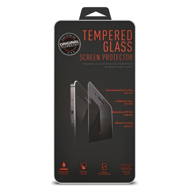 0.3mm 2.5D Titanium Alloy Brush Explosion-proof Screen Tempered Glass Film for iPhone 6 Plus