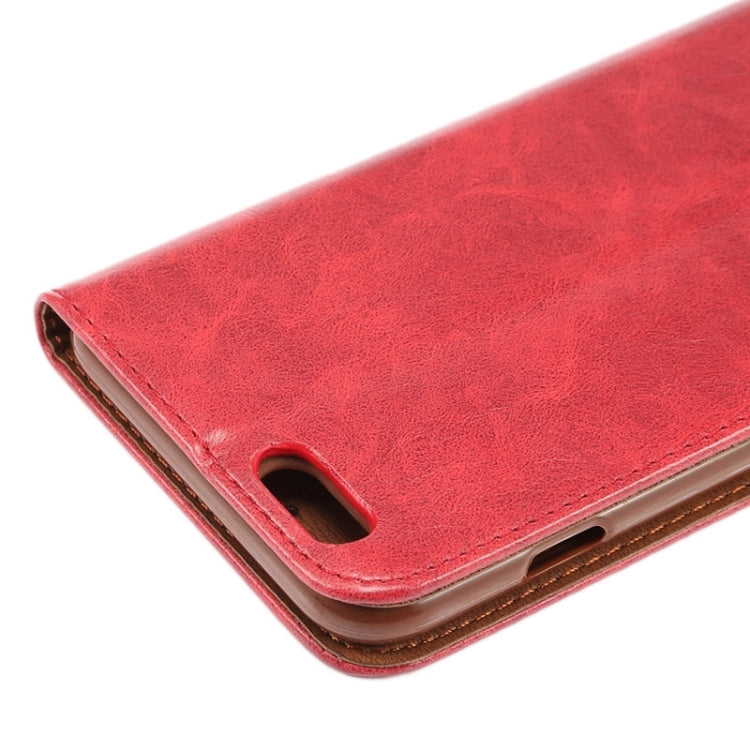 Crazy Horse Texture Magnetic Horizontal Flip Leather Case with Holder & Card Slot for iPhone 6 Plus & 6S Plus