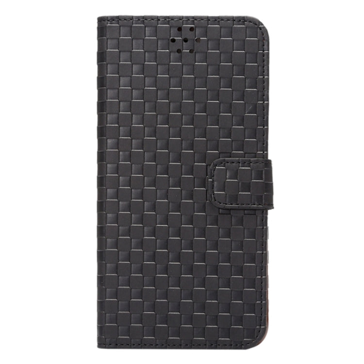 Embossing Grid Texture Horizontal Flip Leather Case with Holder & Card Slot for iPhone 6 Plus & 6S Plus