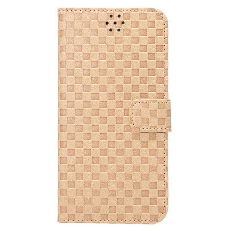 Embossing Grid Texture Horizontal Flip Leather Case with Holder & Card Slot for iPhone 6 Plus & 6S Plus