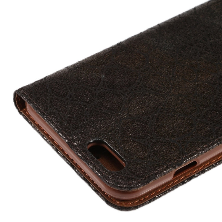 Stone Texture Magnetic Horizontal Flip Leather Case with Holder & Card Slot for iPhone 6 Plus & 6S Plus