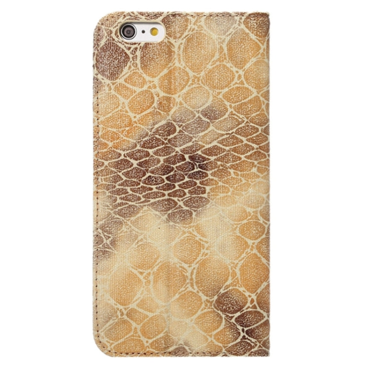 Stone Texture Magnetic Horizontal Flip Leather Case with Holder & Card Slot for iPhone 6 Plus & 6S Plus